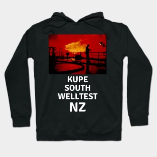 Oil well test on a jackup oil rig Hoodie